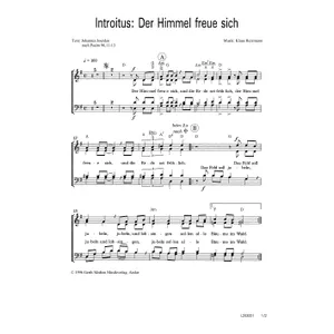 Produktbild des Artikels Der Himmel freue sich (Noten - Download)