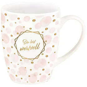 Produktbild des Artikels Tasse "Du bist wertvoll" (Gold-Edition) ()