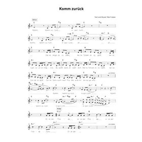 Produktbild des Artikels Komm zurück (Noten - Download)