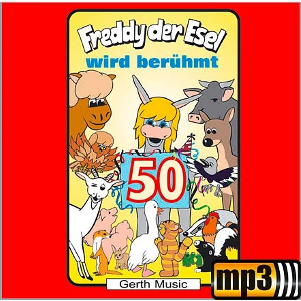 Produktbild des Artikels Freddy der Esel wird berühmt - Folge 50 (MP3-Hörspiel - Download)