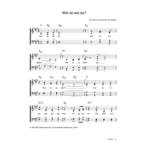 Produktbild des Artikels Wer ist wie du (Noten - Download)