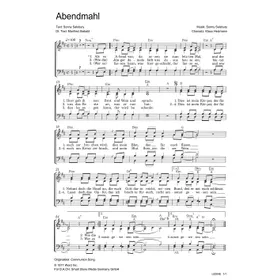 Produktbild des Artikels Abendmahl (Noten - Download)