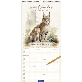 Produktbild des Artikels NaturWunder des Schöpfers 2026 - Familienplaner (Kalender - Spiralbindung)