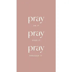 Produktbild des Artikels Metallschild: Pray on it ()