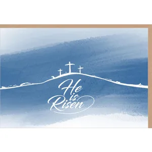 Produktbild des Artikels Faltkarte "He is Risen" (Schreibwaren)