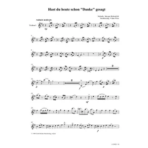 Produktbild des Artikels Hast du heute schon danke gesagt (Violine 1) (Noten - Download)