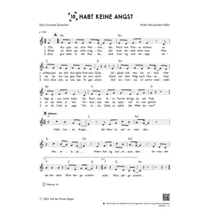 Produktbild des Artikels Habt keine Angst (einstimmig) (Noten - Download)