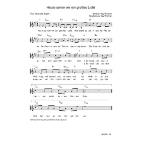 Produktbild des Artikels Heute sehen wir ein großes Licht (Noten - Download)