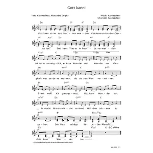 Produktbild des Artikels Gott kann! (Noten - Download)
