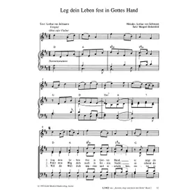 Produktbild des Artikels Leg dein Leben fest in Gottes Hand (Noten - Download)