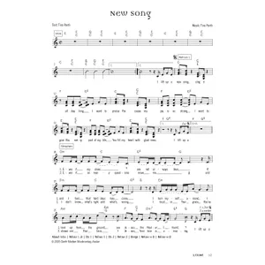Produktbild des Artikels New Song (Noten - Download)