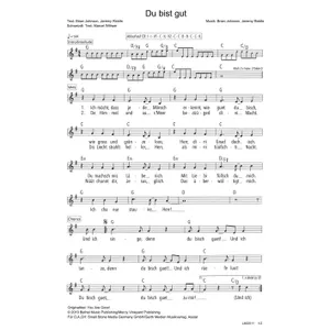 Produktbild des Artikels Du bisch guet (Noten - Download)
