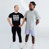 Stimmungsbild zu T-Shirt "Komm und sieh selbst" - schwarz