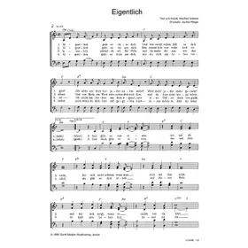 Produktbild des Artikels Eigentlich (Noten - Download)