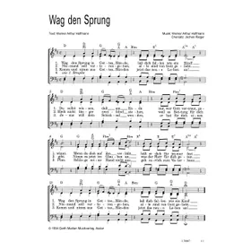 Produktbild des Artikels Wag den Sprung (Noten - Download)