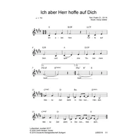 Produktbild des Artikels Ich aber, Herr, hoffe auf dich (Noten - Download)