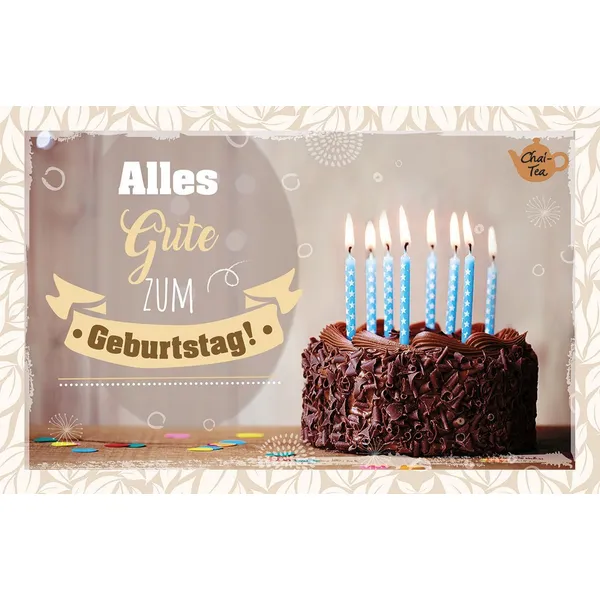 Produktbild des Artikels Teekarte - Alles Gute zum Geburtstag! (Lebensmittel)