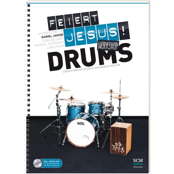 Produktbild des Artikels Feiert Jesus! Workshop Drums (Liederbuch - Spiralbindung)