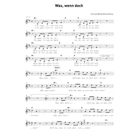 Produktbild des Artikels Was wenn doch (Noten - Download)