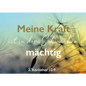 Produktbild des Artikels Postkarte "Meine Kraft" (Schreibwaren)