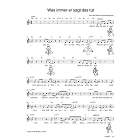 Produktbild des Artikels Was immer er sagt (Noten - Download)