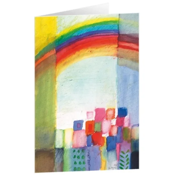 Produktbild des Artikels Kunstkarten "Regenbogen" 5 Stk. (Schreibwaren)