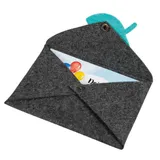 Stimmungsbild zu Filz-Kuvert mit Karte - dunkelgrau