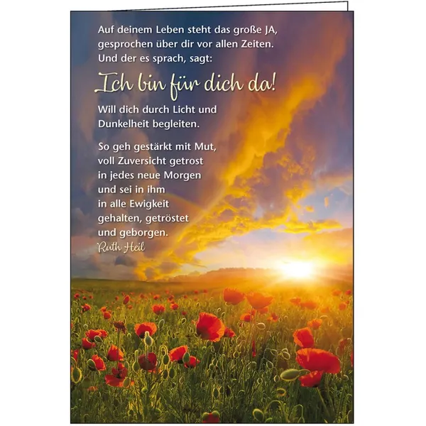 Produktbild des Artikels Faltkarte: Auf deinem Leben - Konfirmation (Schreibwaren)