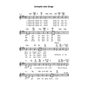 Produktbild des Artikels Schöpfer aller Dinge (Noten - Download)