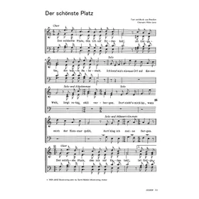 Produktbild des Artikels Der schönste Platz (Noten - Download)