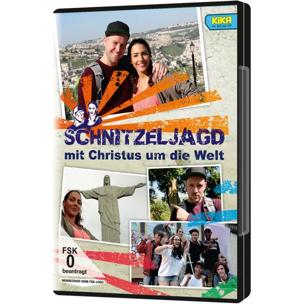 Produktbild des Artikels Schnitzeljagd mit Christus um die Welt (Video - DVD)
