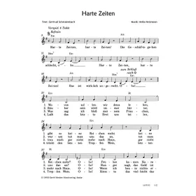 Produktbild des Artikels Harte Zeiten (Noten - Download)