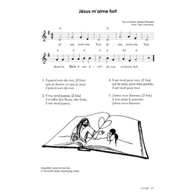 Produktbild des Artikels Jésus m'aime fort (Noten - Download)