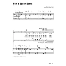 Produktbild des Artikels Herr, in deinem Namen (Noten - Download)