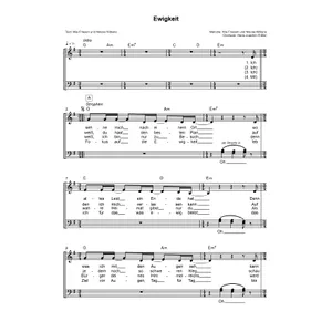 Produktbild des Artikels Ewigkeit (Noten - Download)