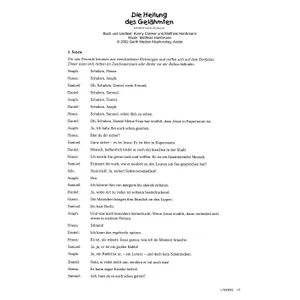 Produktbild des Artikels Die Heilung des Gelähmten (Szenentexte) (Noten - Download)