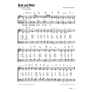 Produktbild des Artikels Brot und Wein (Noten - Download)