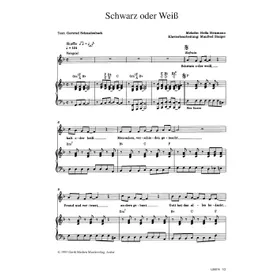 Produktbild des Artikels Schwarz oder weiss (Noten - Download)