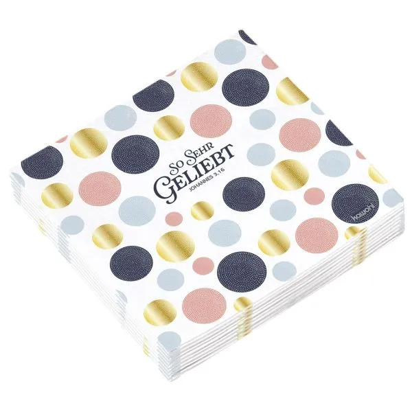 Produktbild des Artikels Servietten "So sehr geliebt" ()