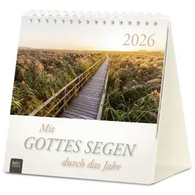 Produktbild des Artikels Mit Gottes Segen durch das Jahr 2026 (Kalender - Spiralbindung)