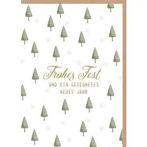 Produktbild des Artikels Faltkarte "Frohes Fest" (Schreibwaren)