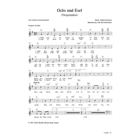 Produktbild des Artikels Ochs und Esel (Noten - Download)