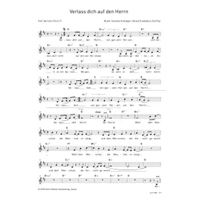 Produktbild des Artikels Verlass dich auf den Herrn (Noten - Download)