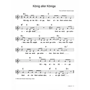 Produktbild des Artikels König aller Könige (Noten - Download)