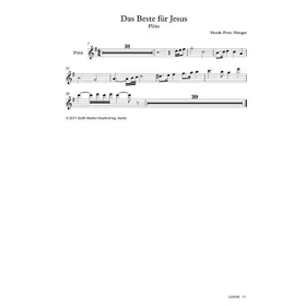 Produktbild des Artikels Das Beste für Jesus (Flöte) (Noten - Download)