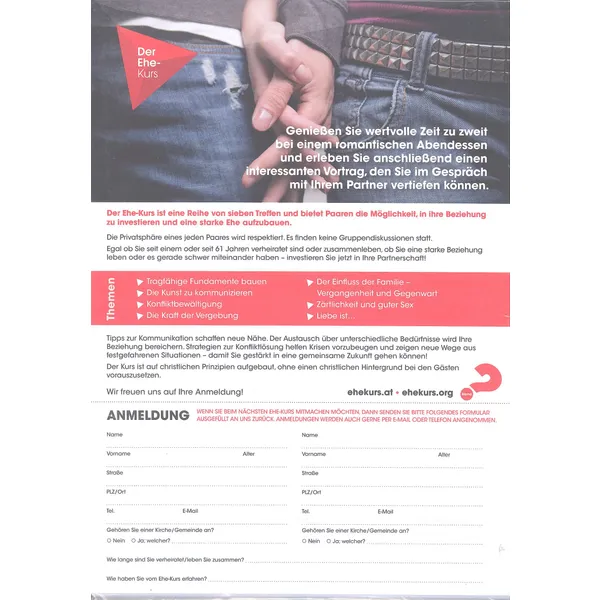 Produktbild des Artikels Der Ehe-Kurs (Einladungen) - 50 Stk. (Werbemittel)