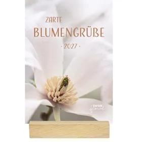 Produktbild des Artikels Zarte Blumengrüße 2027 - Tischkalender (Kalender)
