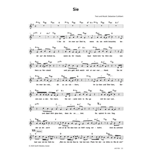 Produktbild des Artikels Sie (Noten - Download)