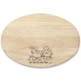 Produktbild des Artikels Frühstücksbrettchen "Schäfchen" ()