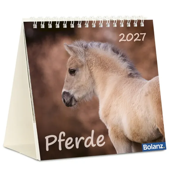 Produktbild des Artikels Pferde 2027 - Tischkalender (Kalender - Spiralbindung)